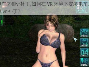 电车之狼vr补丁,如何在 VR 环境下安装电车之狼 vr 补丁？