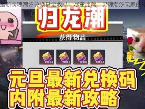 2022年最新灵魂潮汐兑换码全收录：尽在此篇，灵魂潮汐玩家的福利指南