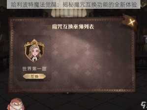 哈利波特魔法觉醒：揭秘魔咒互换功能的全新体验