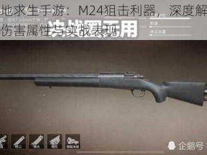 绝地求生手游：M24狙击利器，深度解析其伤害属性与实战表现