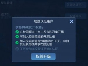 王者荣耀高校认证设置指南：详细解析王者荣耀高校认证标识的申请与设置方法