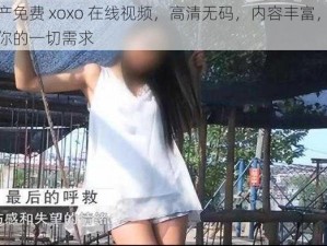 国产免费 xoxo 在线视频，高清无码，内容丰富，满足你的一切需求