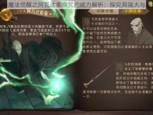 哈利波特魔法觉醒之阿瓦达索命咒的威力解析：探究其强大与神秘之处