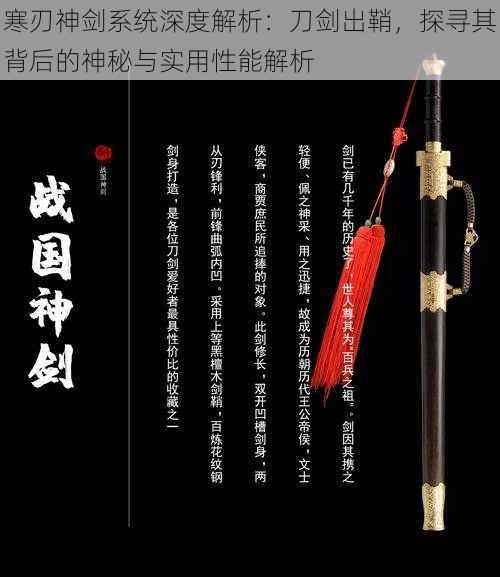 寒刃神剑系统深度解析：刀剑出鞘，探寻其背后的神秘与实用性能解析