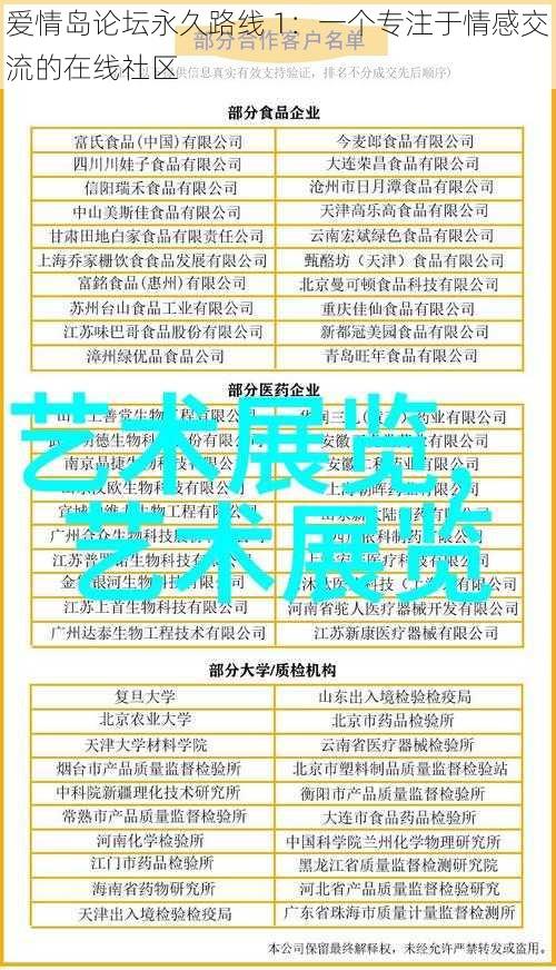 爱情岛论坛永久路线 1：一个专注于情感交流的在线社区