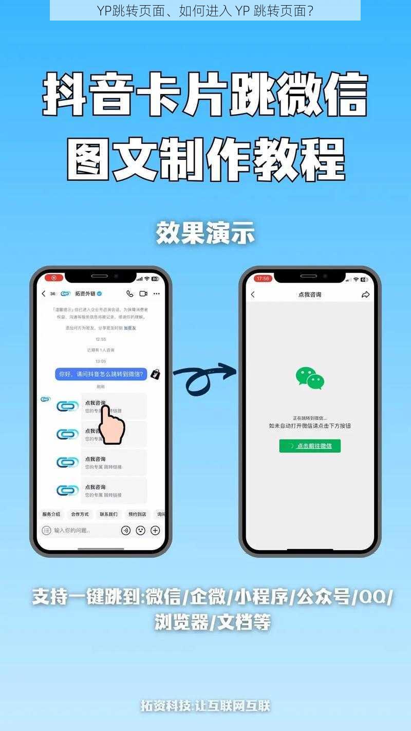 YP跳转页面、如何进入 YP 跳转页面？