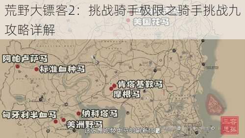 荒野大镖客2：挑战骑手极限之骑手挑战九攻略详解