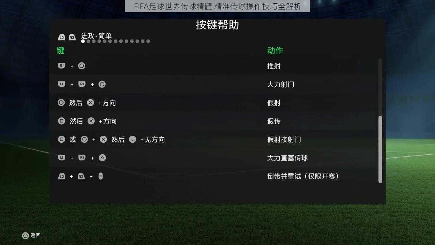 FIFA足球世界传球精髓 精准传球操作技巧全解析