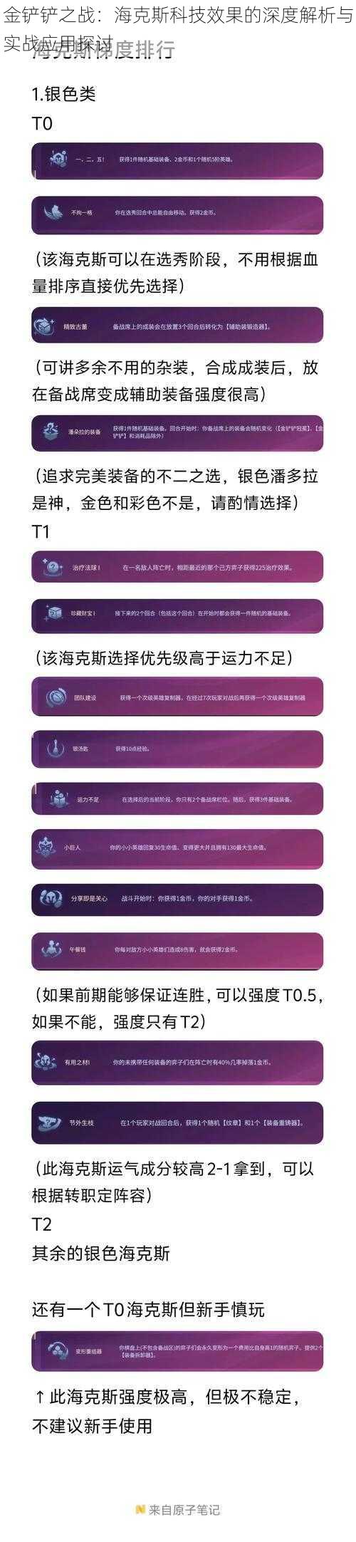 金铲铲之战：海克斯科技效果的深度解析与实战应用探讨