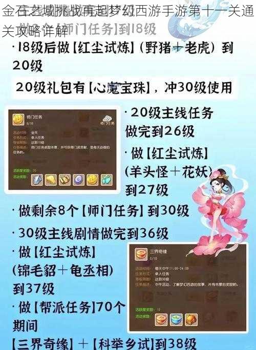 金石之域挑战再起梦幻西游手游第十一关通关攻略详解