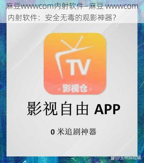 麻豆wwwcom内射软件—麻豆 wwwcom 内射软件：安全无毒的观影神器？