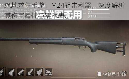 绝地求生手游：M24狙击利器，深度解析其伤害属性与实战表现