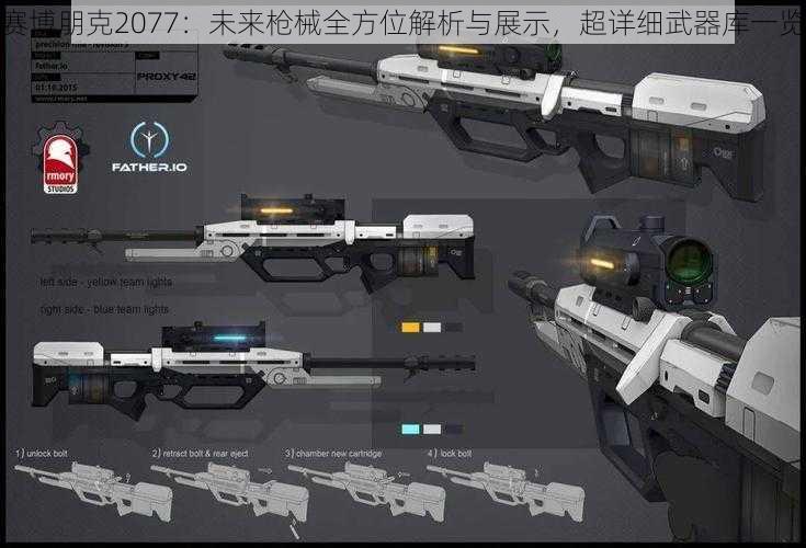 赛博朋克2077：未来枪械全方位解析与展示，超详细武器库一览