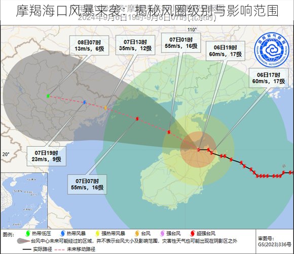 摩羯海口风暴来袭：揭秘风圈级别与影响范围