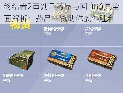 终结者2审判日药品与回血道具全面解析:药品一览助你战斗胜利